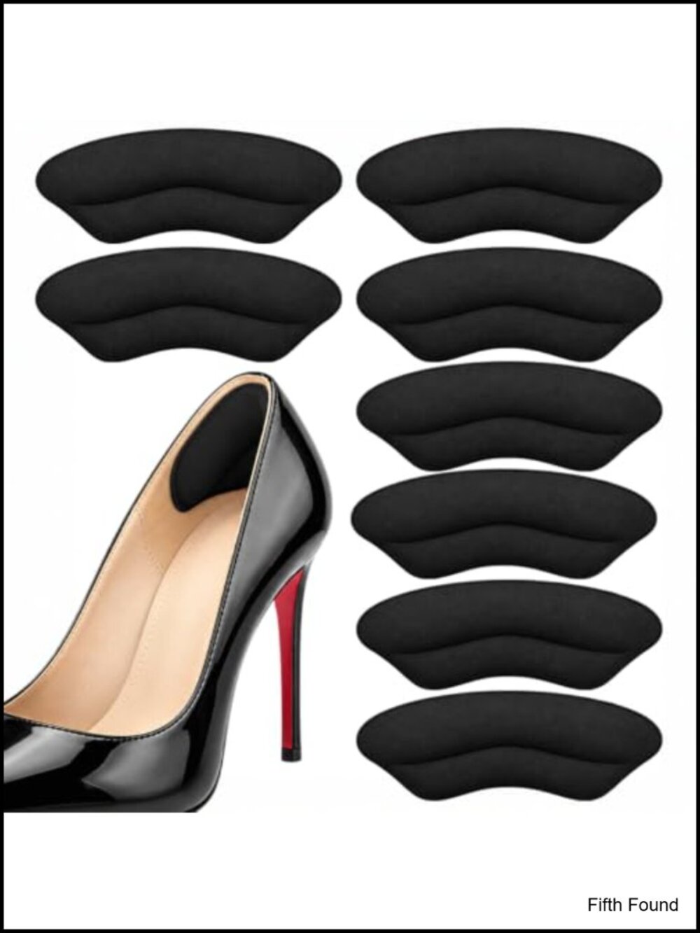 Heel Pads Self-Adhesive Heel Grips Protectors Non-Slip Shoe Inserts